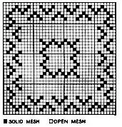 Metropolitan Square Tablecloth Pattern Chart