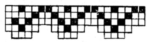 Filet Crochet Edging Pattern #1895