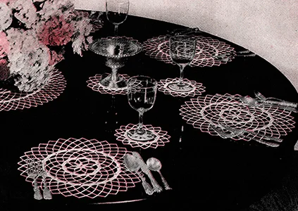 Round Lacy Doily Pattern