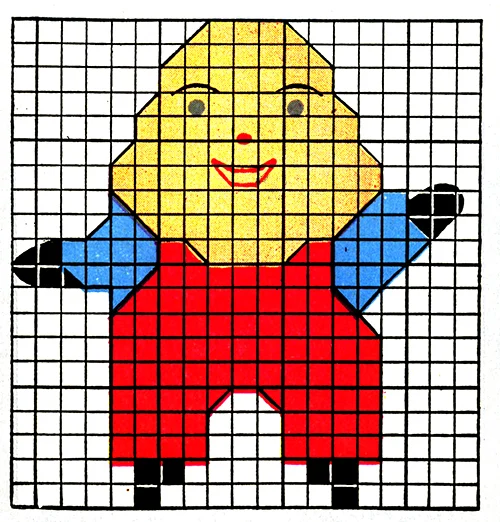 Humpty Dumpty Doll Pattern chart