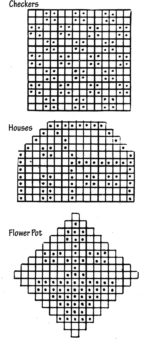 Puff Stitch Pot Holder Patterns