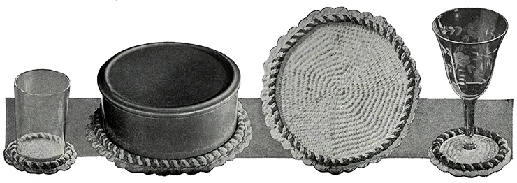 COASTERS FOR ICE BOX DISHES