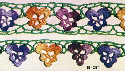 Pansy Edging & Insertion Pattern