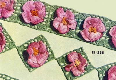 Apple Blossom Edging & Insertion Pattern