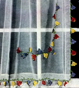 Canterbury Bell Curtain Edging & Insertion Pattern