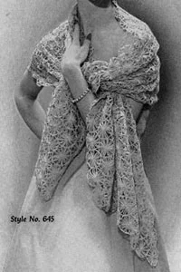 Stole of Daisies Pattern