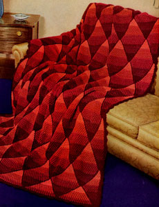 Shaded Diamond Afghan