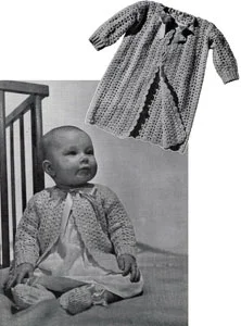 Sacque, Kimono and Bootees No. 5302 Pattern