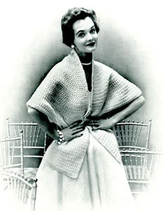 Crocheted Cape Stole Pattern