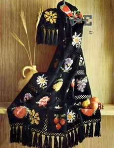 Flower and Fruit Afghan | Number 742-4