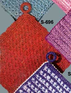 Spanish Red Pot Holder Pattern #S-696
