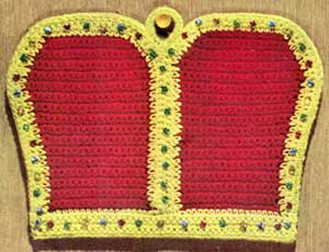 Royal Crown Pot Holder Pattern #S-713