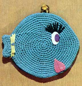Fenella the Fish Pot Holder Pattern #S-715