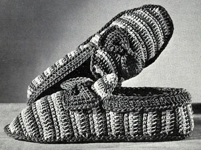 Striped Slippers Pattern