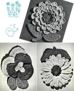 Garden of Pot Holders Pattern