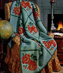 Bed of Roses Afghan Pattern