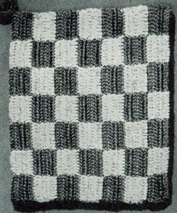Checkerboard Potholder Pattern #9248