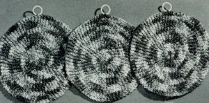 Variegated Circle Potholder Pattern #9347
