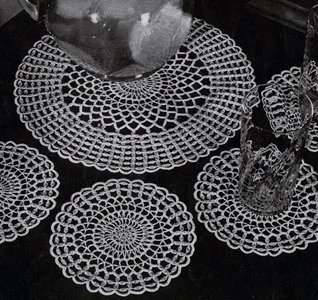 Trellis Doily Set Pattern #7715