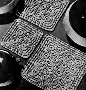 Hot Plate Mats Pattern #4034