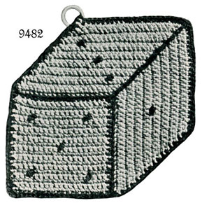 Dice Potholder Pattern #9482