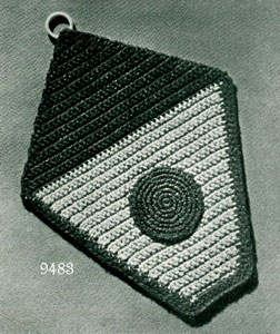 Birdhouse Potholder Pattern #9483