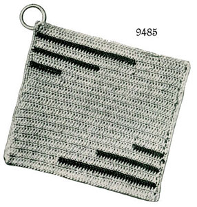 Square Lines Potholder Pattern #9485