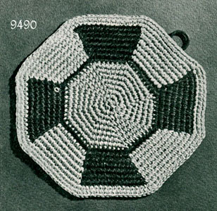 Octagon Potholder Pattern #9490
