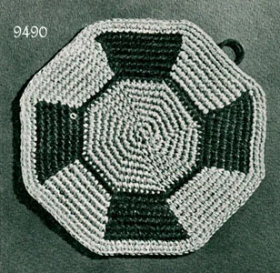 Octagon Potholder Pattern #9490