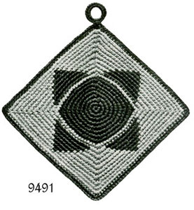 Kaleidoscope Potholder Pattern #9491