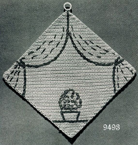 Window Pane Potholder Pattern #9493