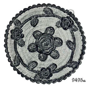 Rose Potholders Pattern #9495