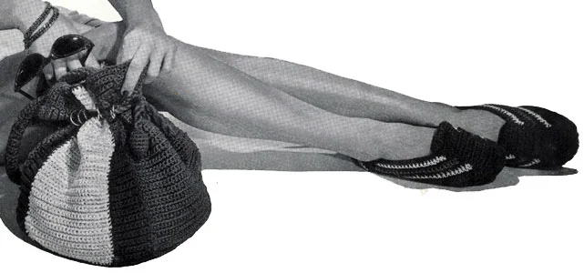 Beach Bag and Slippers Pattern