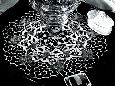 Pink Clover Doily Pattern