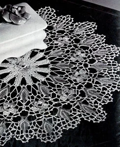 Wild Rose Doily Pattern