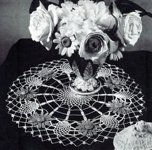 Blue Aster Doily Pattern