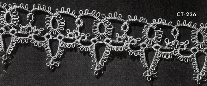 Tatted Edging Pattern | No. CT-236