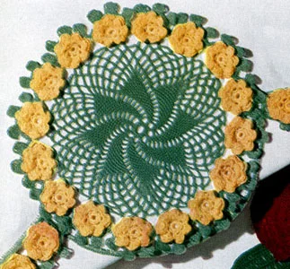 Rose Whirl Motif Pattern