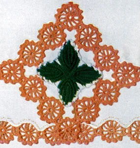 Floral Gem Motif Pattern