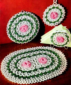 Rose Kitchen Set Pattern #FV-376