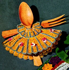 Salad Set Pot Holder Pattern #FV-378