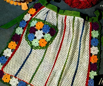 Dish Cloth Apron Pattern #FV-384