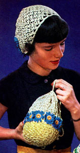 Hat and Bag Set Pattern #FV-394