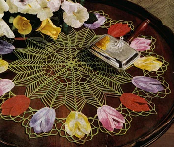 Tulip Varieties Doily Pattern