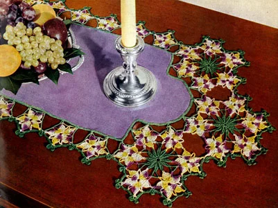 Viola Cornuta Doily Pattern