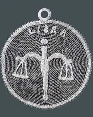 Libra Potholder Pattern #S-67