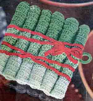 Asparagus Potholder Pattern #S-79