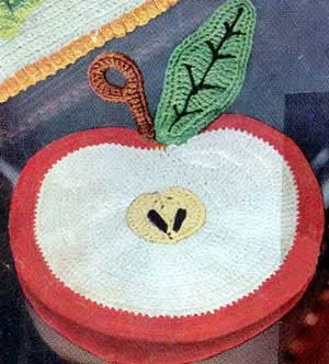 Apple Potholder Pattern #S-82