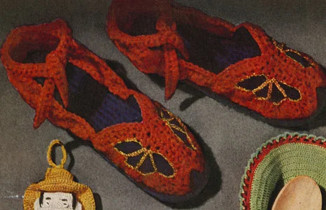 Television Slippers Pattern