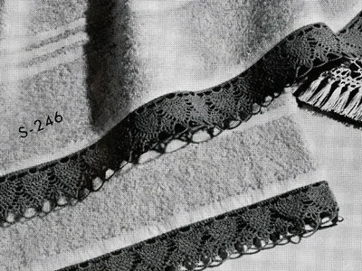 Bath Towel Set Pattern #S-246